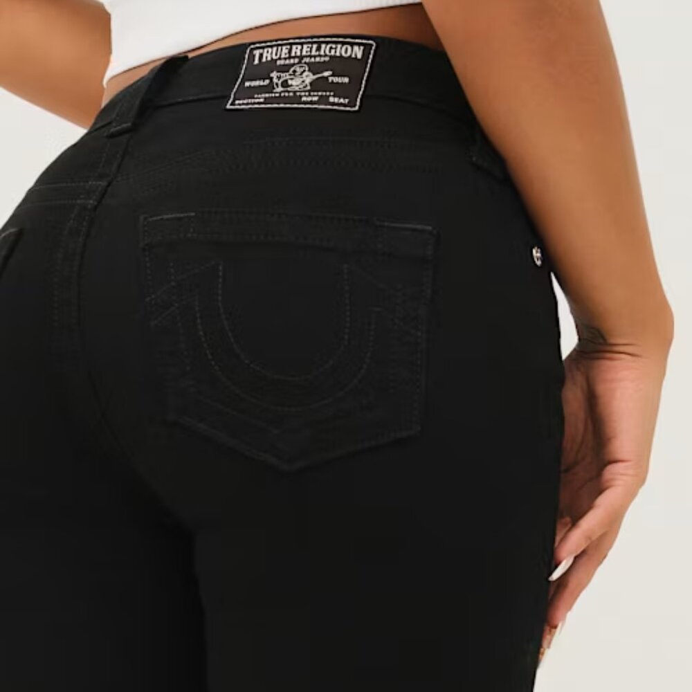 True Religion Womens Halle High Rise Super Skinny Fit Jeans Denim Single Size 28